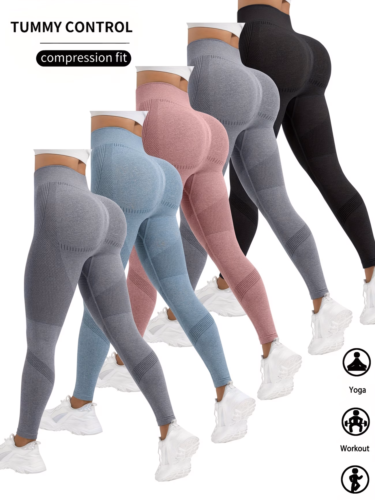 Buttery Soft High-Waist Legging — 5-Pack
